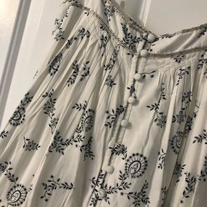 NWT ABERCROMBIE & FITCH | White Button Front Dress